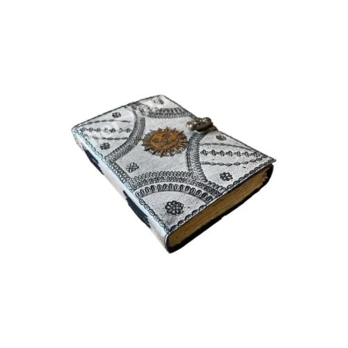 Goddess Sun Book of Shadows Journal for Writing Men & Women School Supplies Antique Emboossed Travel Planner Notebook Diary